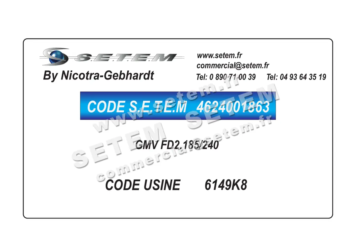 4624001863-GMV NICOTRA GEBHARDT FD2.185/240 *6149K8*