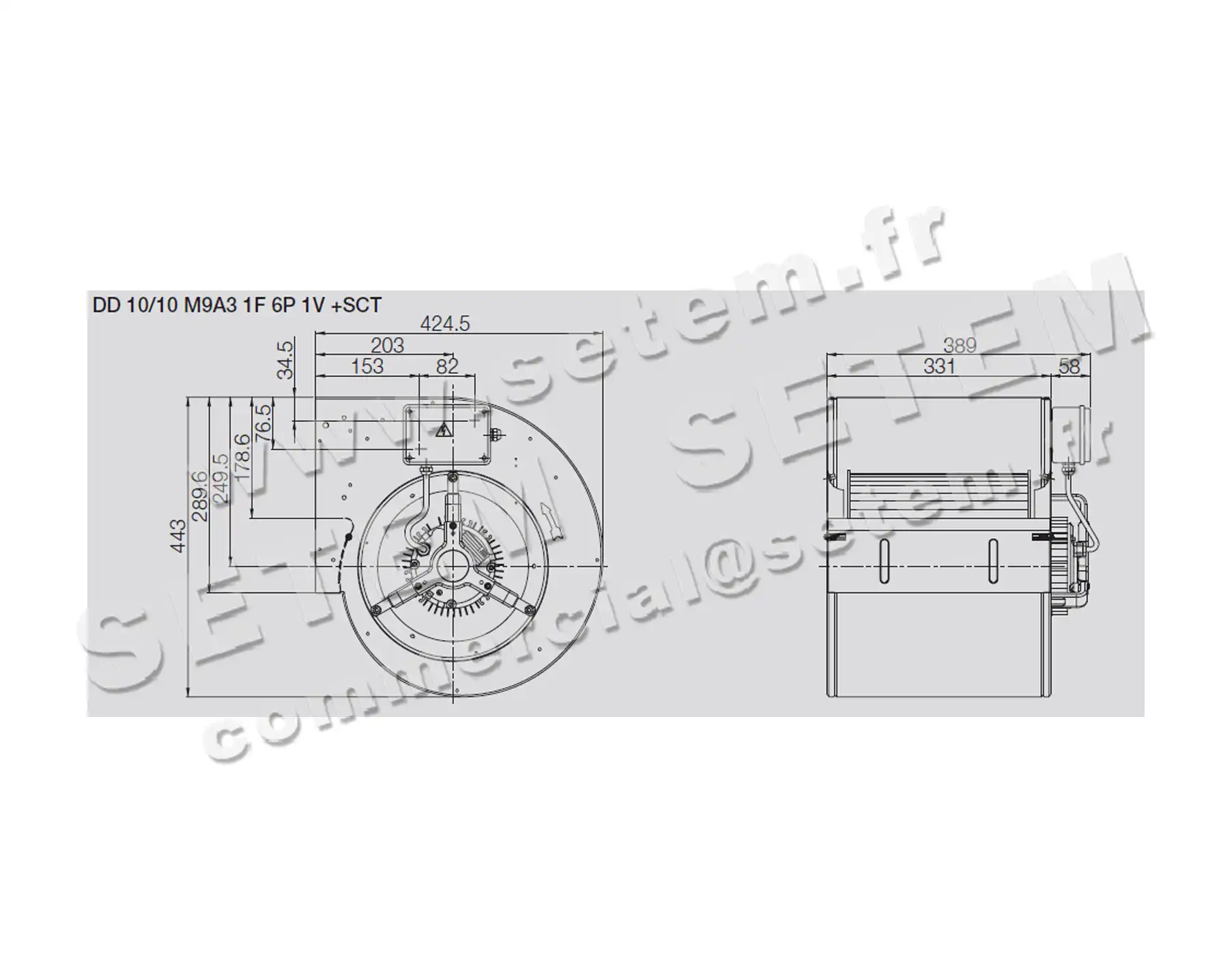4624002076-VENTILATEUR NICOTRA GEBHARDT DD10/10 245W 6P M230V 1V M9A3 +BB *6M0687* 6