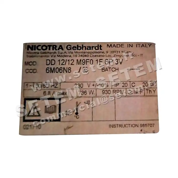 4624002105-VENTILATEUR NICOTRA GEBHARDT DD12/12 736W 6P M230V 3V M9F0 *6M06N8* 2