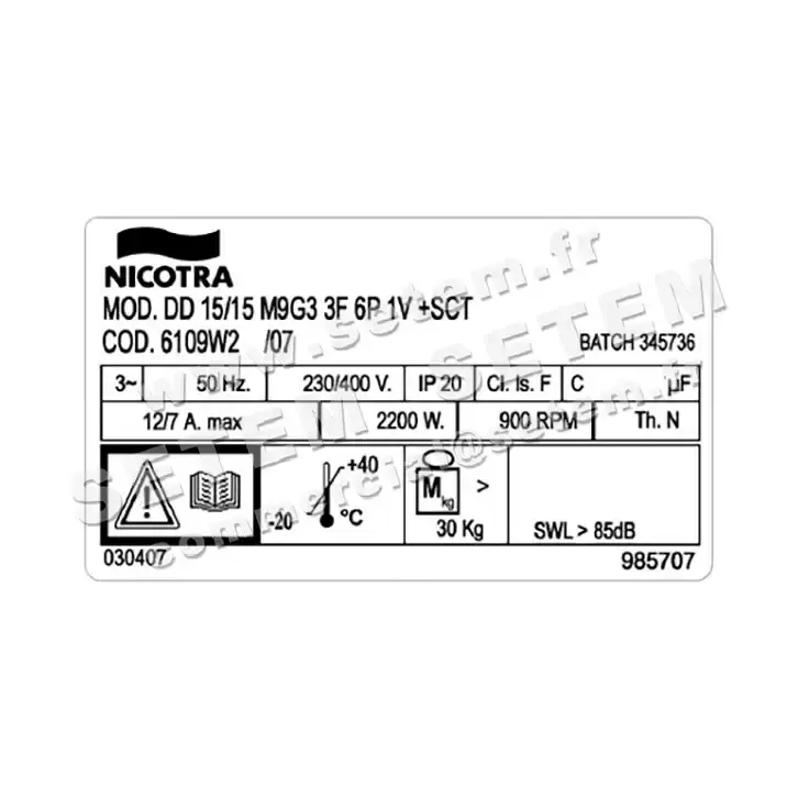 4624002120-VENTILATEUR NICOTRA GEBHARDT DD15/15 2200W 6P T230/400V 1V M9G3 +BB *6109W2* 4