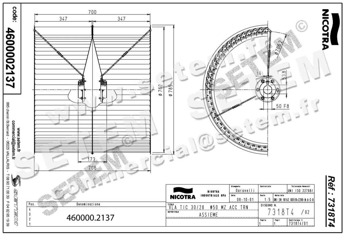 4624002137-TURBINE NICOTRA GEBHARDT 30/28TIC D50 2