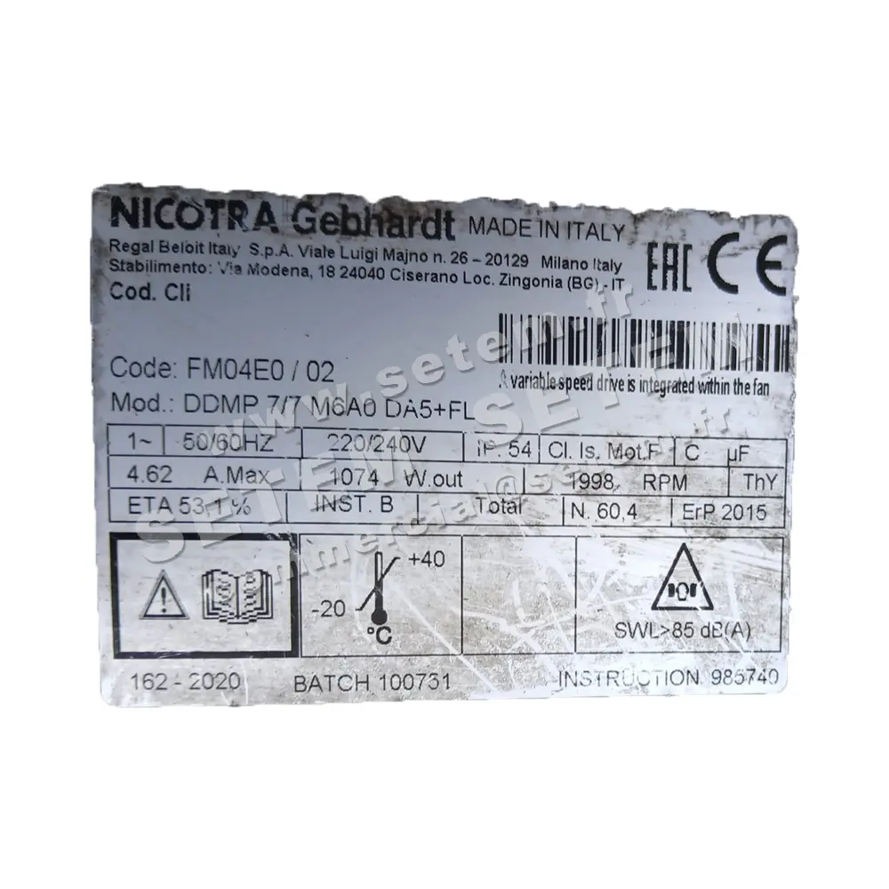 4624002294-VENTILATEUR NICOTRA GEBHARDT DDMP7/7 M6A0 DA5+BR *FM04E0* 2