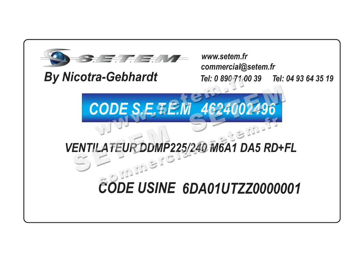 4624002496-VENTILATEUR NICOTRA GEBHARDT DDMP225/240 M6A1 DA5 RD+FL *6DA01UTZZ0000001*