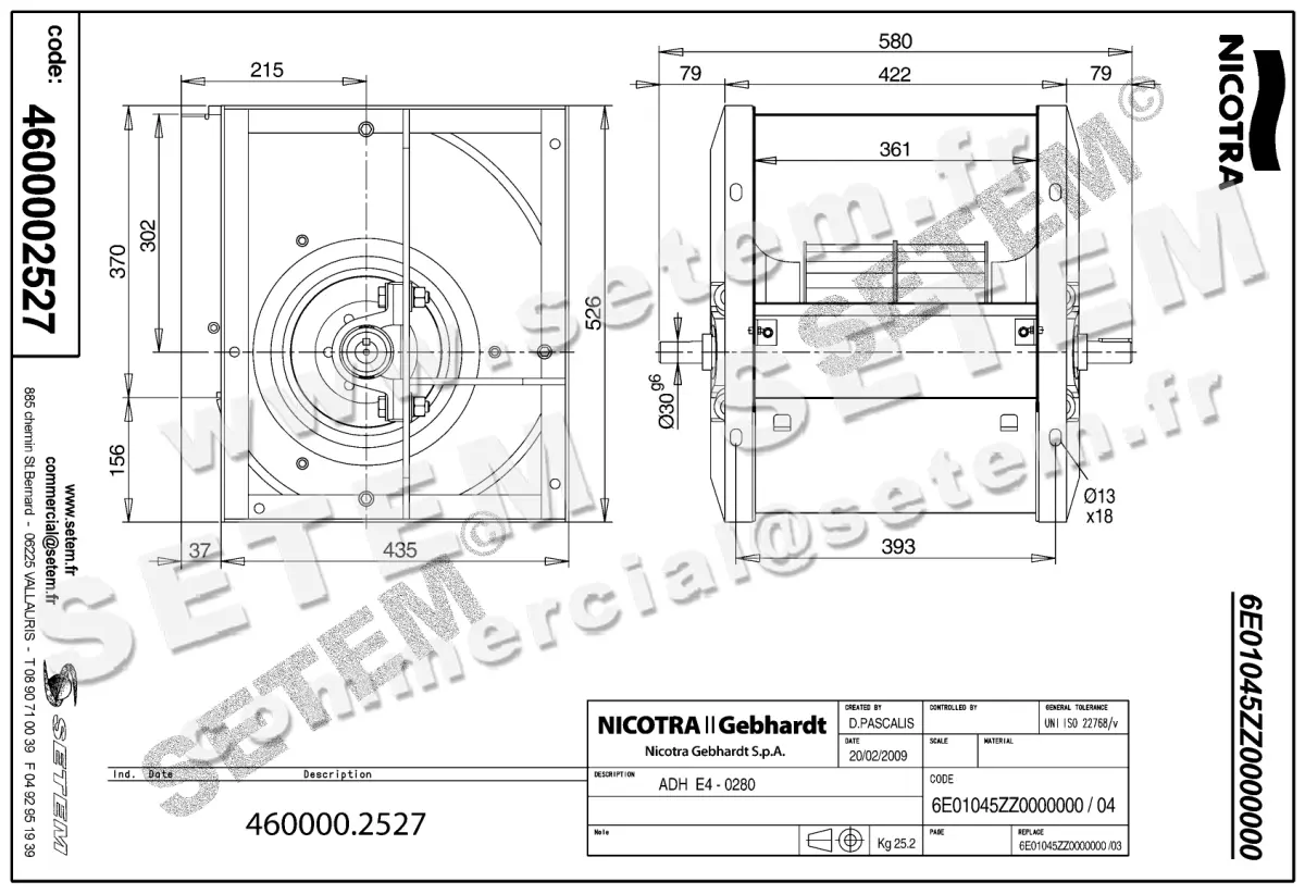 4624002527-VENTILATEUR NICOTRA GEBHARDT ADH.E4.0280 *6E01045ZZ0000000* 2