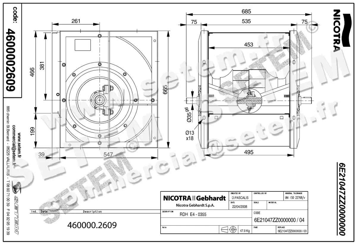 4624002609-VENTILATEUR NICOTRA GEBHARDT RDH.E4.0355 *6E21047ZZ0000000* 2