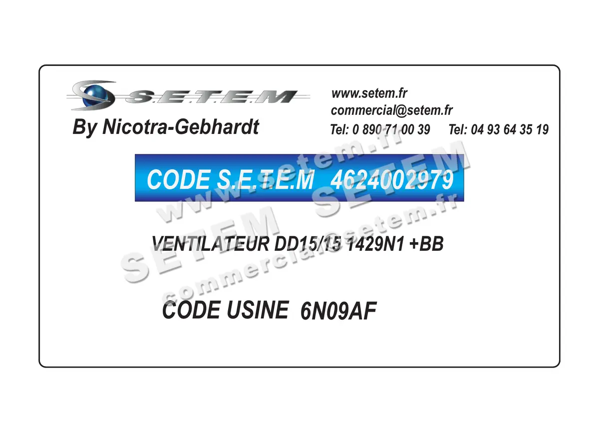 4624002979-VENTILATEUR NICOTRA GEBHARDT DD15/15 1429N1 +BB *6N09AF*