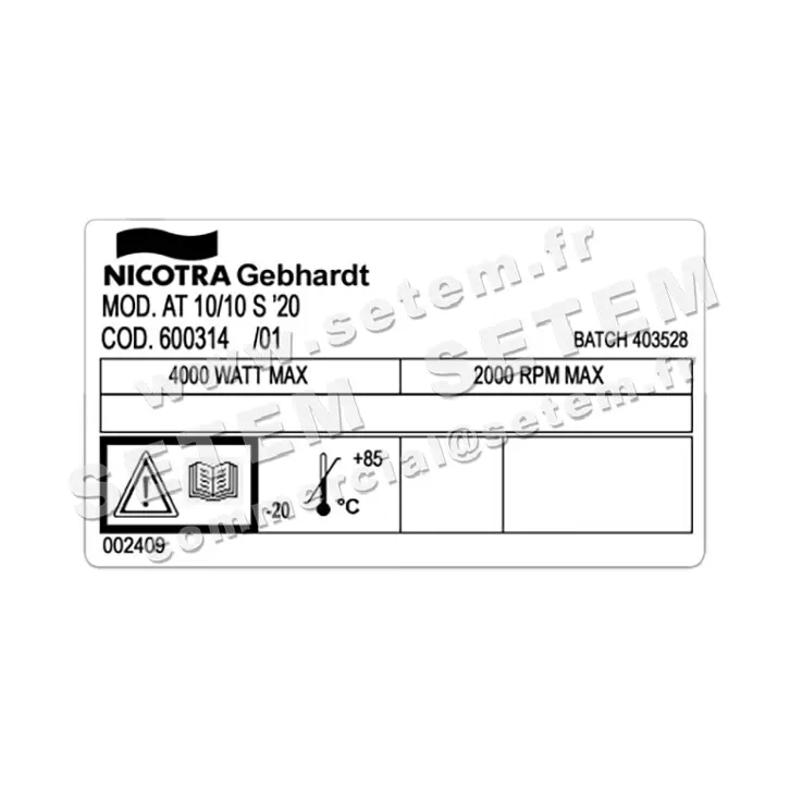 4624003035-VENTILATEUR NICOTRA GEBHARDT AT10/10S *600314* 3