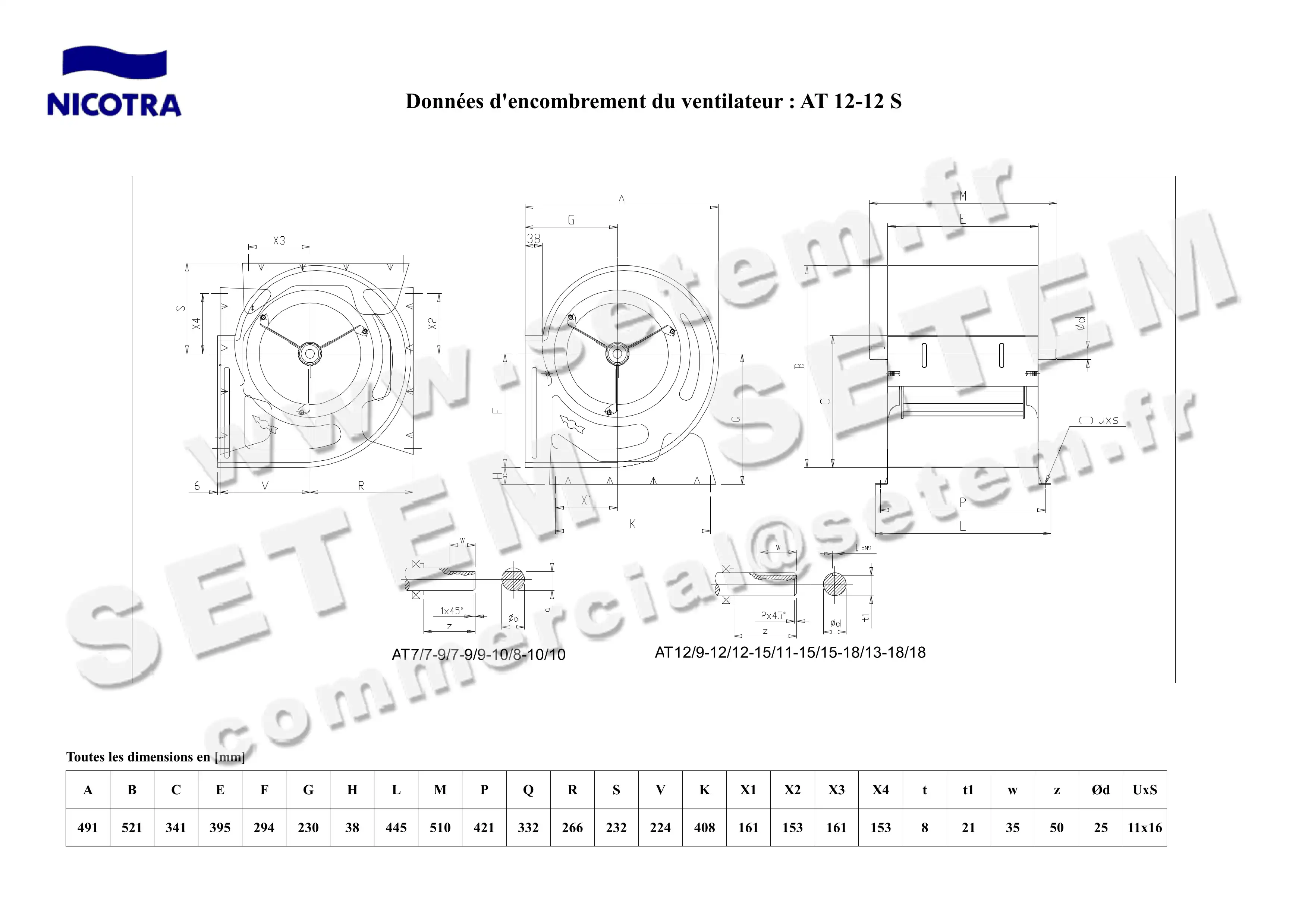 4624003040-VENTILATEUR NICOTRA GEBHARDT AT12/12S *600320* 4