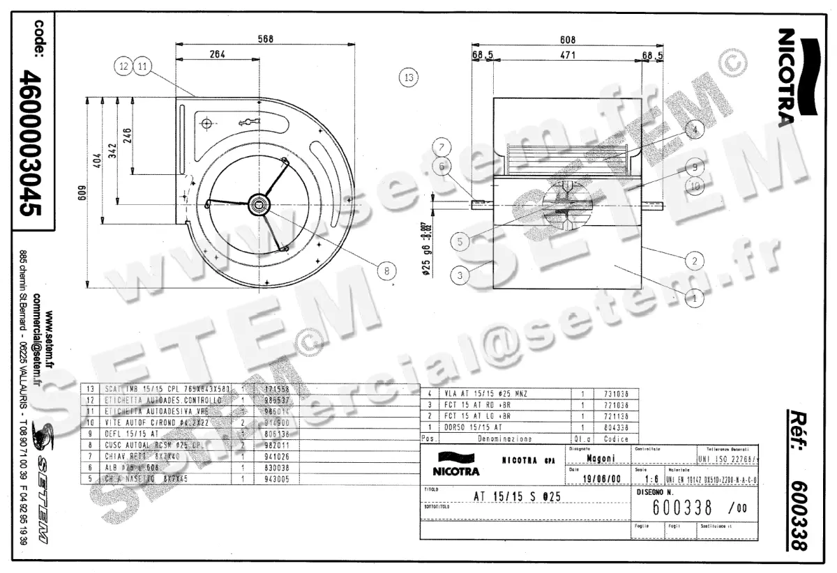 4624003045-VENTILATEUR NICOTRA GEBHARDT AT15/15S *600338* 2