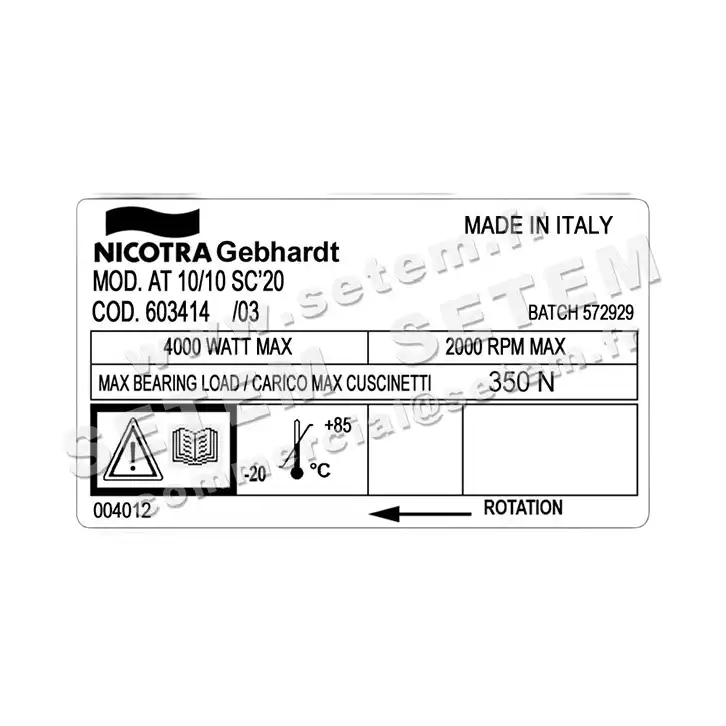 4624003055-VENTILATEUR NICOTRA GEBHARDT AT10/10SC *603414* 3
