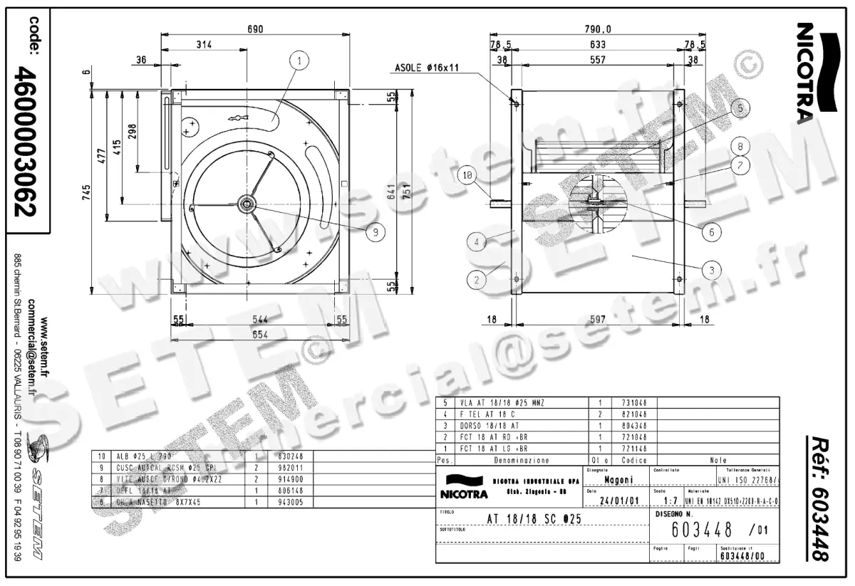 4624003062-VENTILATEUR NICOTRA GEBHARDT AT18/18SC *603448* 2