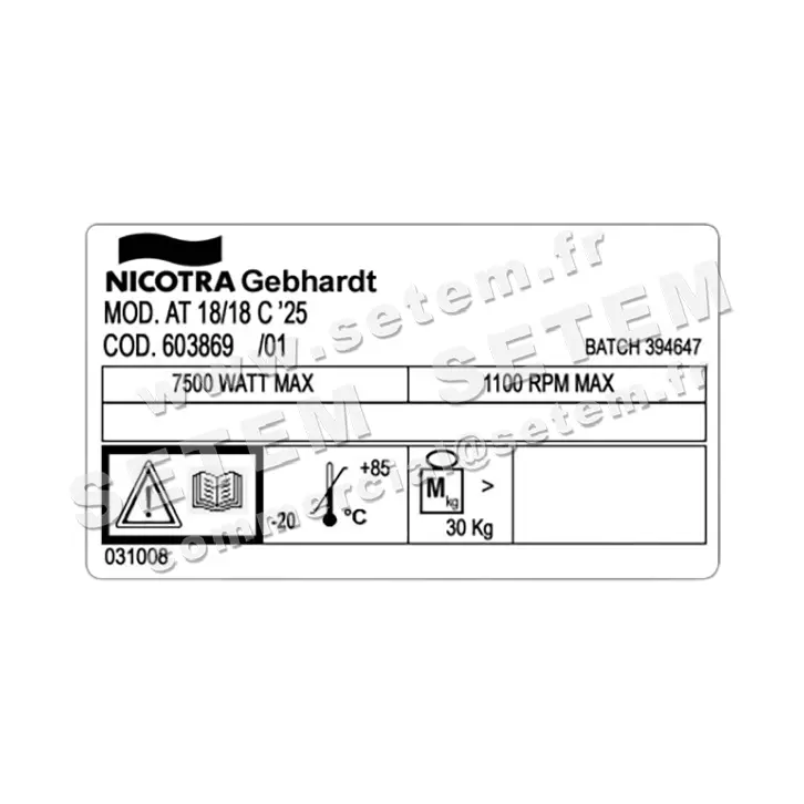 4624003069-VENTILATEUR NICOTRA GEBHARDT AT18/18C *603869* 3