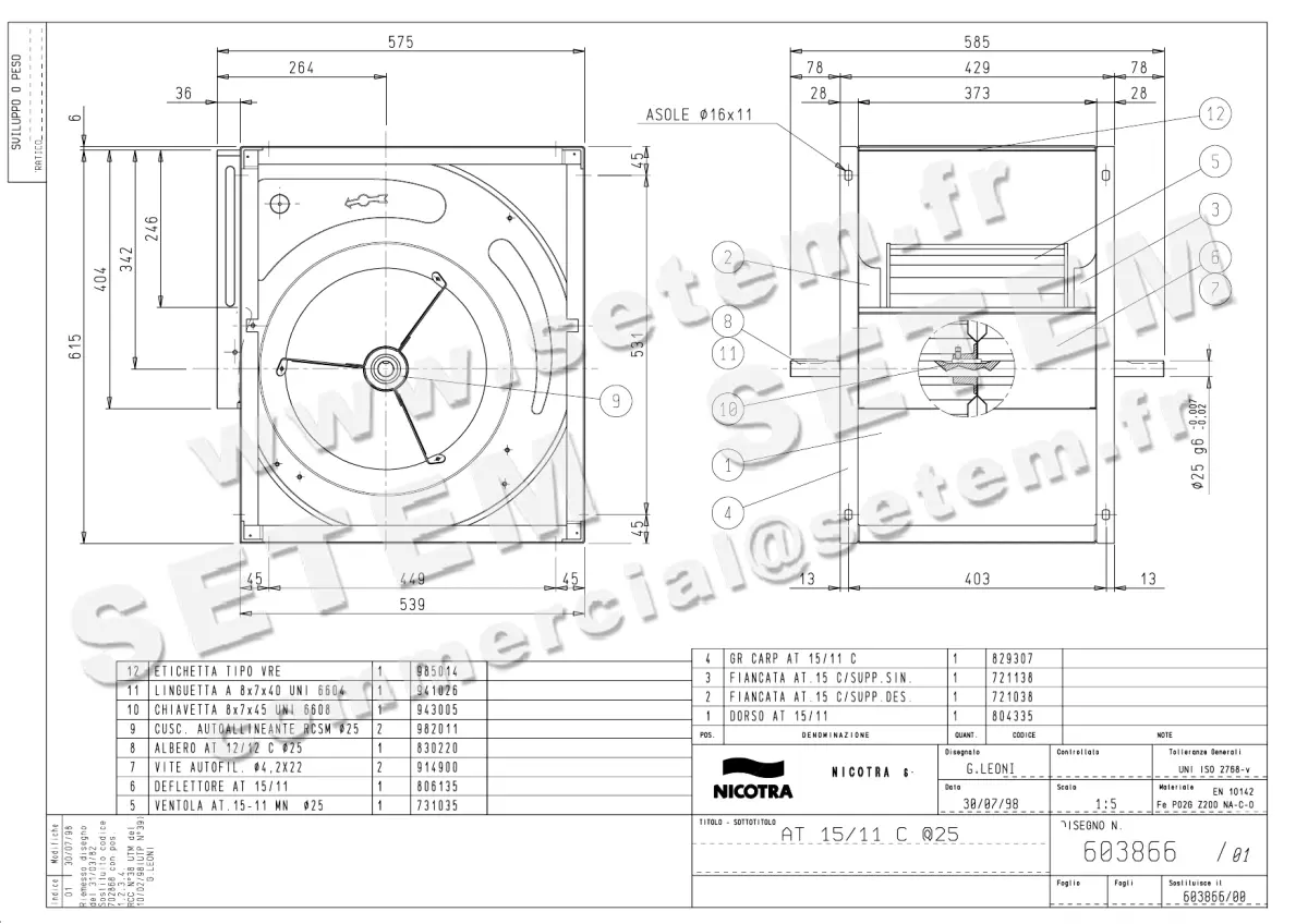 4624003082-VENTILATEUR NICOTRA GEBHARDT AT15/11C *603866* 2