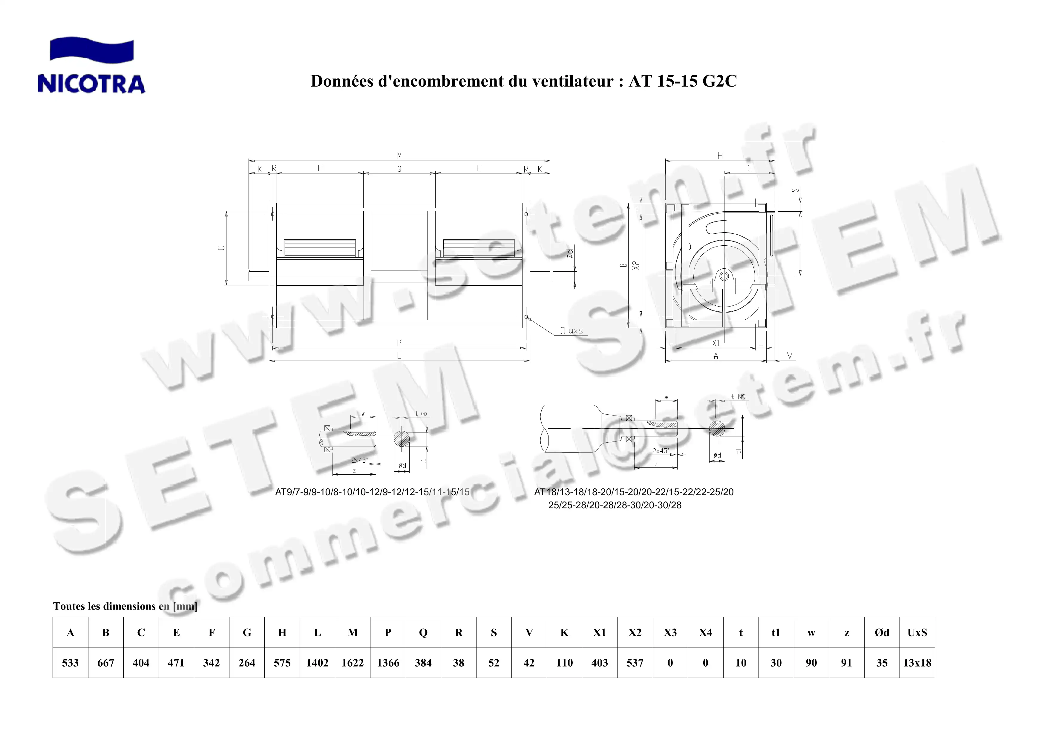 4624003131-VENTILATEUR NICOTRA GEBHARDT AT15/15G2C *605138* 5