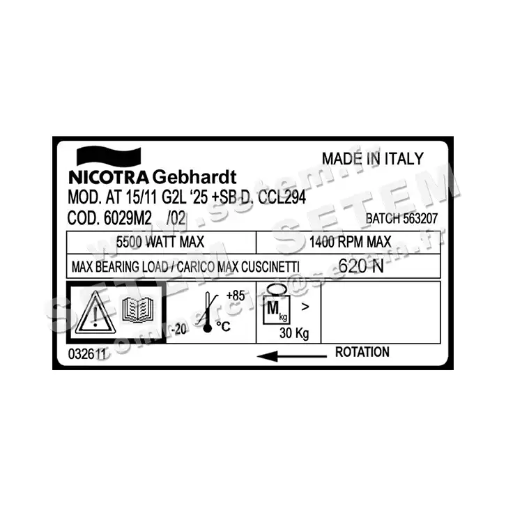 4624003139-VENTILATEUR NICOTRA GEBHARDT AT15/11G2L +PI *6029M2* 2