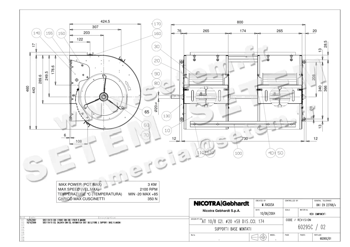 4624003142-VENTILATEUR NICOTRA GEBHARDT AT10/8G2L +PI *60295C* 2