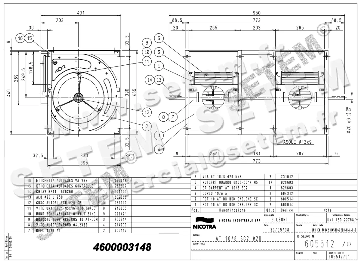 4624003148-VENTILATEUR NICOTRA GEBHARDT AT10/8SC2 *605512*