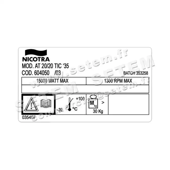 4624003177-VENTILATEUR NICOTRA GEBHARDT AT20/20TIC *604050* 4