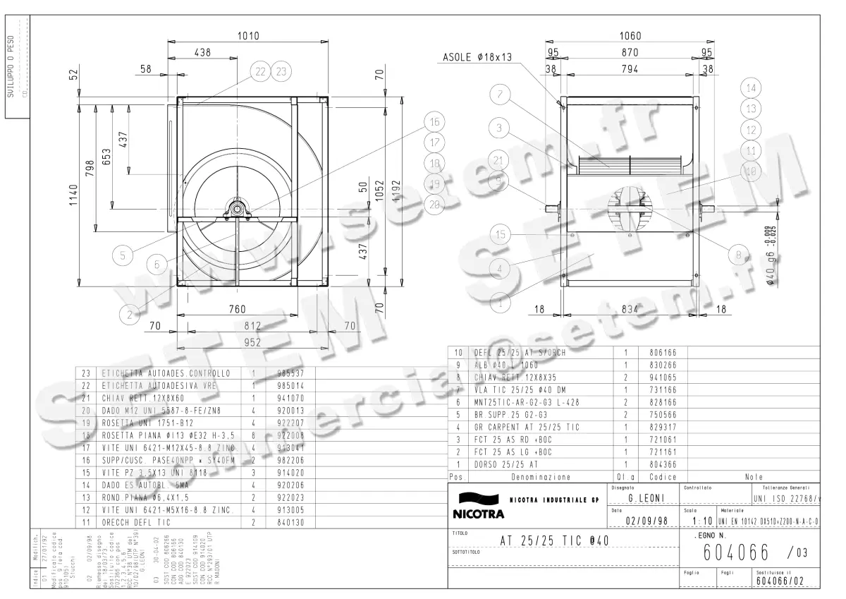 4624003188-VENTILATEUR NICOTRA GEBHARDT AT25/25TIC *604066*