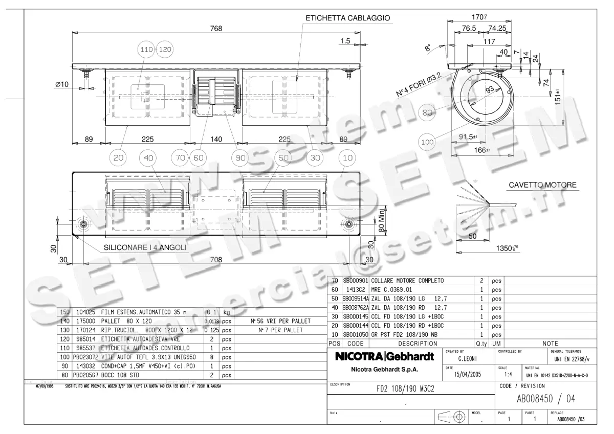 4624003190-GMV NICOTRA GEBHARDT DPA108/192 M3C2 *AB008450*