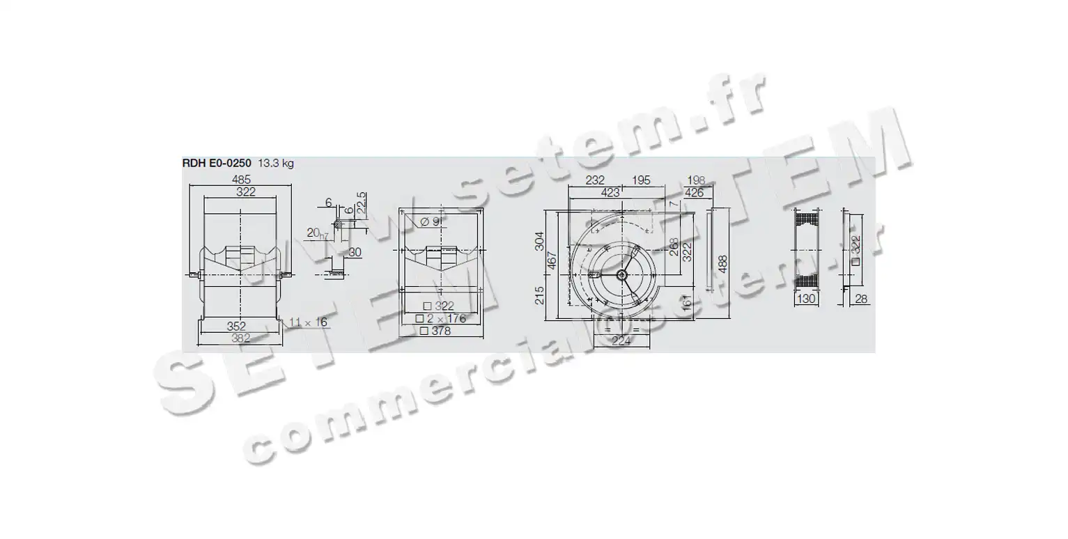 4624003267-VENTILATEUR NICOTRA GEBHARDT RDH.E0.0250 *6E21004ZZ0000000* 4