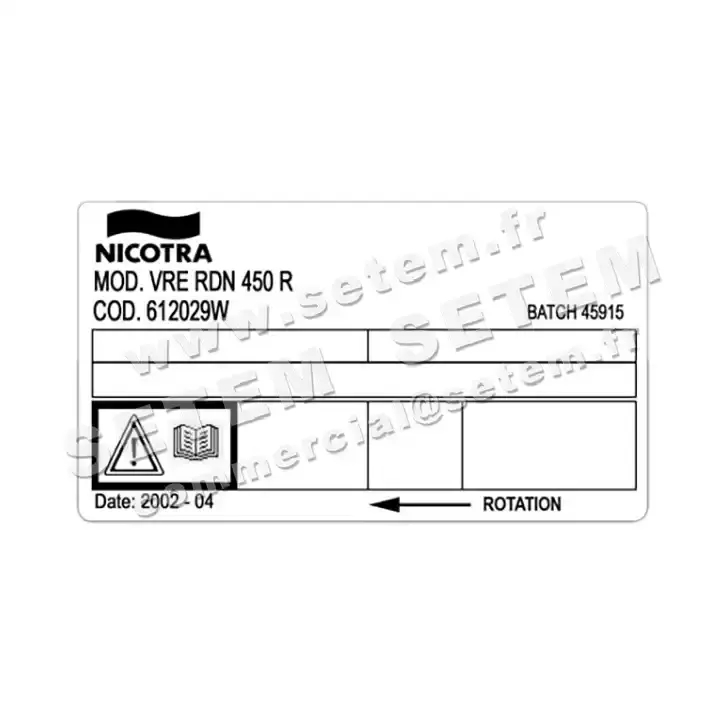 4624003276-VENTILATEUR NICOTRA GEBHARDT RDN450R *612029W* 2