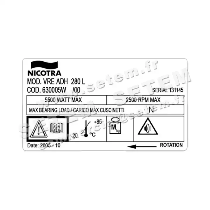 4624003517-VENTILATEUR NICOTRA GEBHARDT VRE ADH280L *630005W* 4
