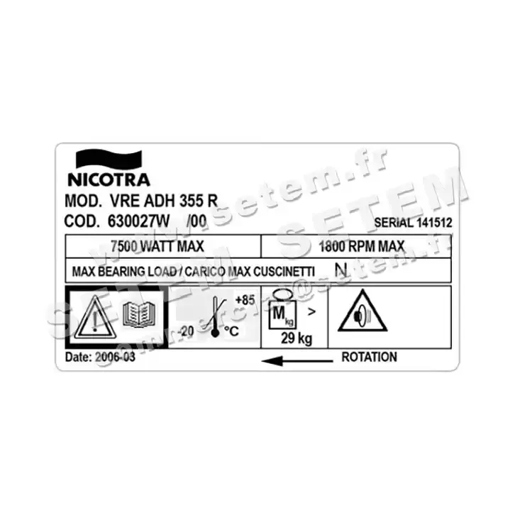 4624003532-VENTILATEUR NICOTRA GEBHARDT VRE ADH355R *630027W* 3