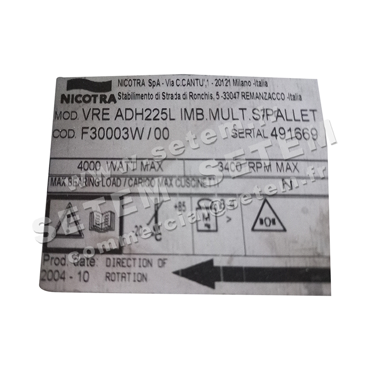 4624003545-VENTILATEUR NICOTRA GEBHARDT VRE ADH225L *F30003W* 2