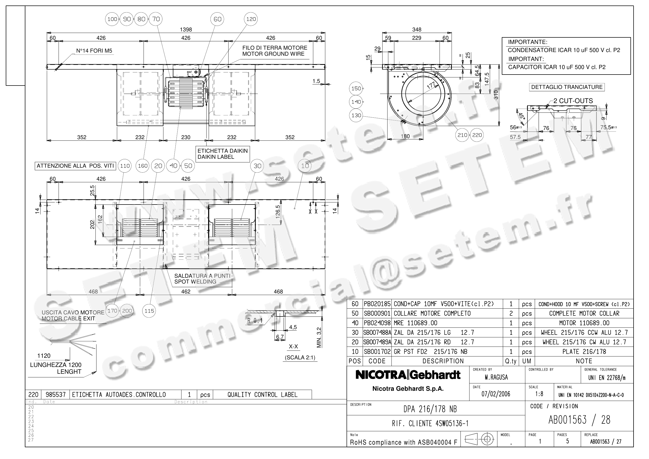 4624003564-GMV NICOTRA GEBHARDT DPA216/178NB PB024098 *AB001563*