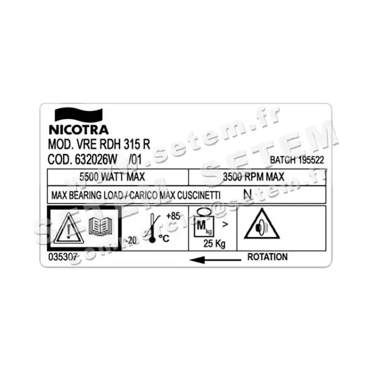 4624003710-VENTILATEUR NICOTRA GEBHARDT RDH315R *632026W* 2