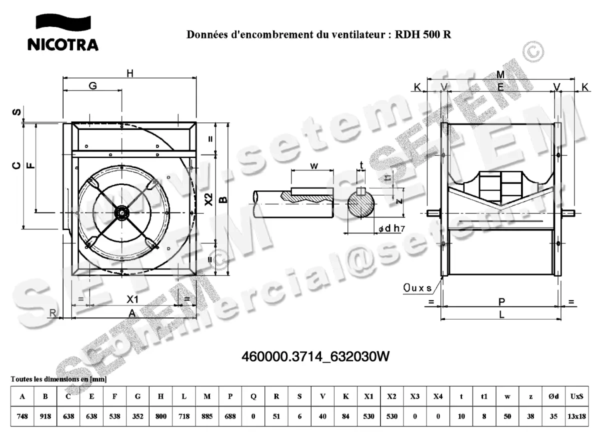 4624003714-VENTILATEUR NICOTRA GEBHARDT RDH500R *632030W*