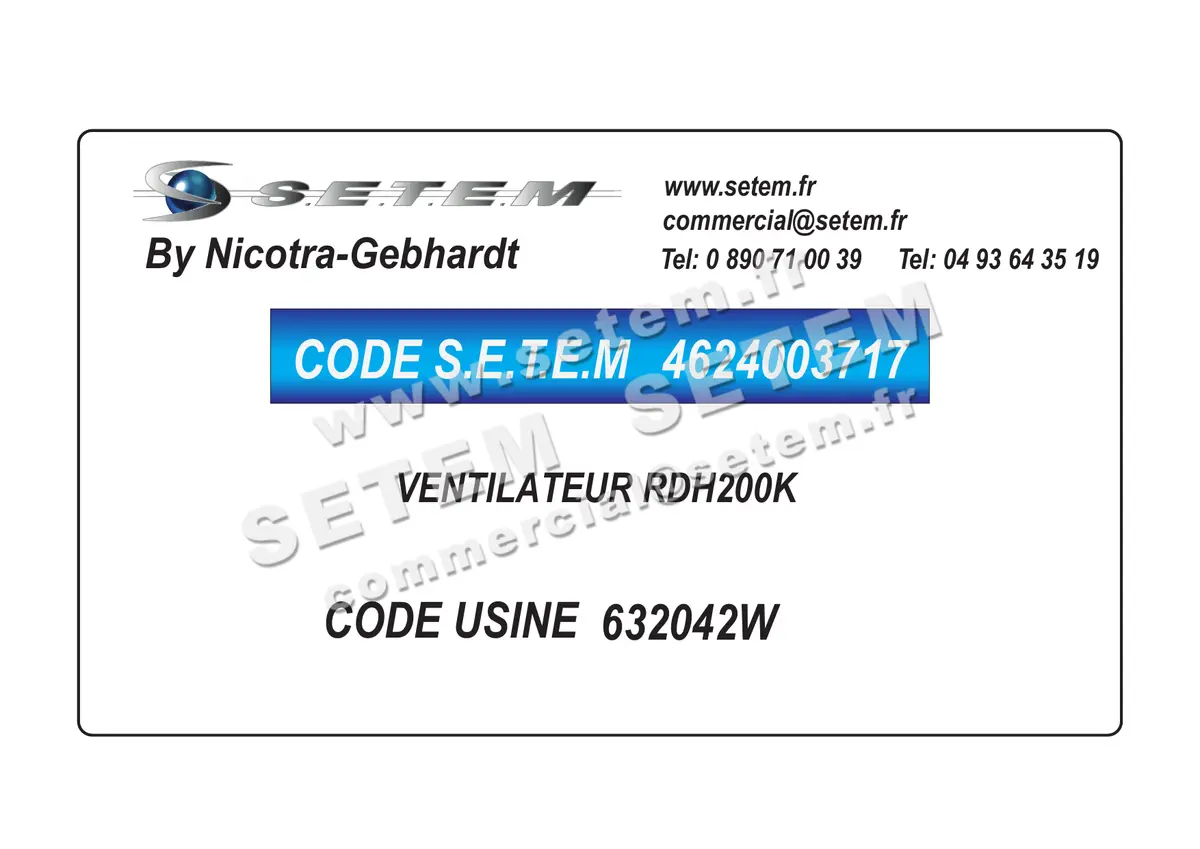 4624003717-VENTILATEUR NICOTRA GEBHARDT RDH200K *632042W*