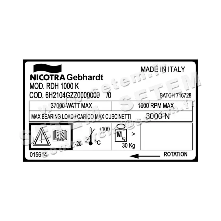 4624003755-VENTILATEUR NICOTRA GEBHARDT RDH1000K *6H2104GZZ0000000*