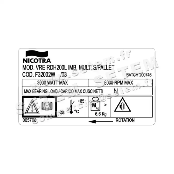 4624003832-VENTILATEUR NICOTRA GEBHARDT RDH200L *F32002W* 4