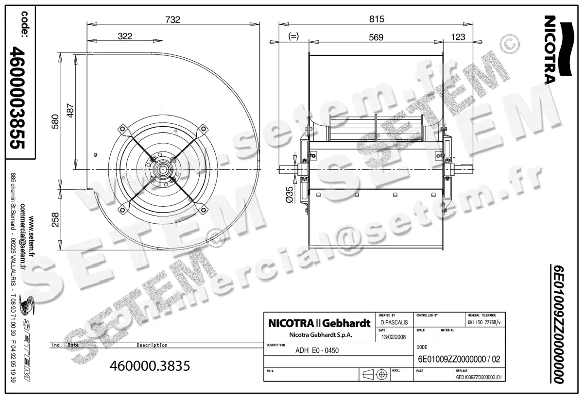 4624003835-VENTILATEUR NICOTRA GEBHARDT VRE ADH450L *6E01009ZZ0000000* 2