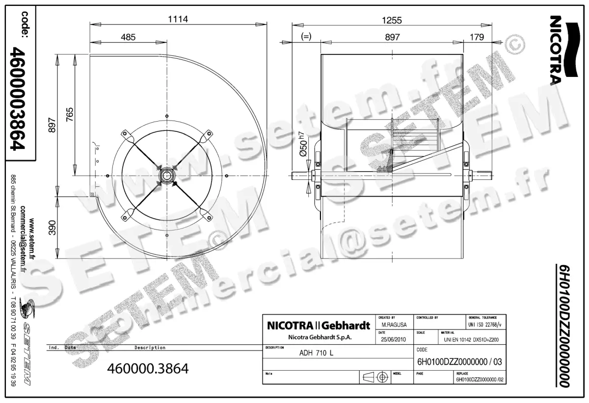 4624003864-VENTILATEUR NICOTRA GEBHARDT ADH710L *6H0100DZZ0000000* 2