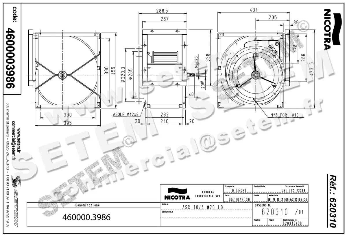4624003986-VENTILATEUR NICOTRA GEBHARDT ASC10/6LG *620310* 2