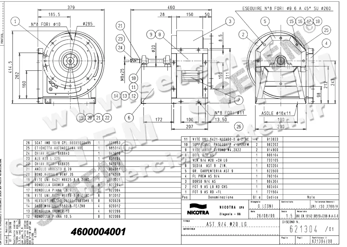4624004001-VENTILATEUR NICOTRA GEBHARDT AST9/4LG *621304*