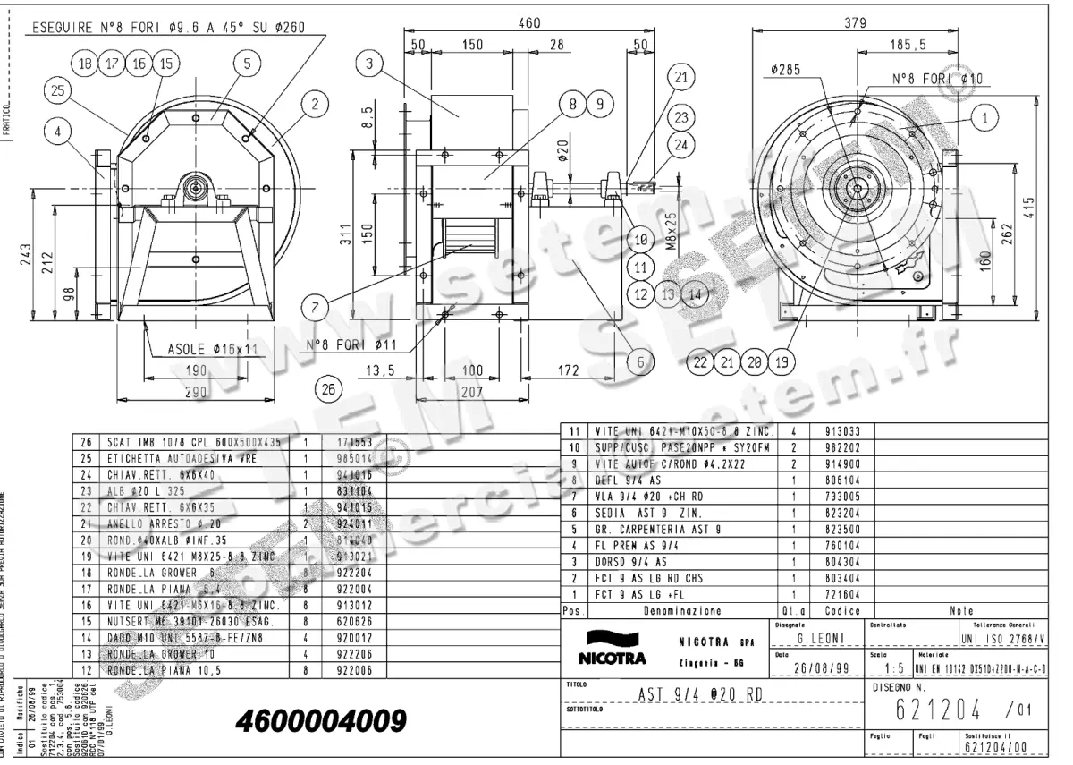 4624004009-VENTILATEUR NICOTRA GEBHARDT AST9/4RD *621204*