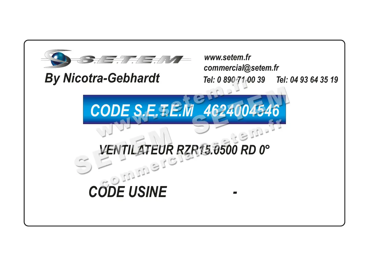 4624004546-VENTILATEUR NICOTRA GEBHARDT RZR15.0500 RD 0°