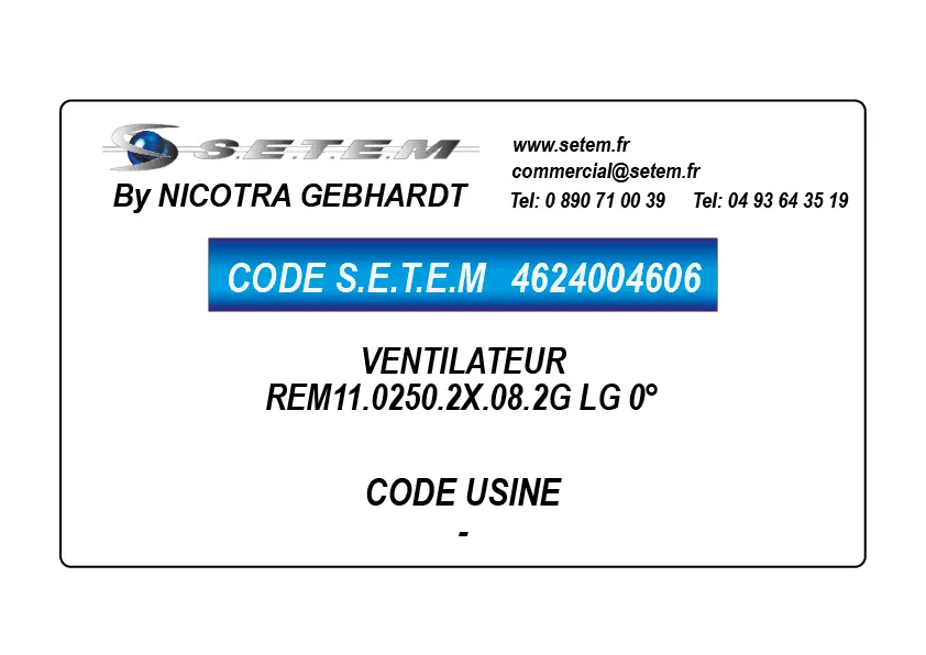 4624004606-VENTILATEUR REM11.0250.2X.08.2G LG 0°