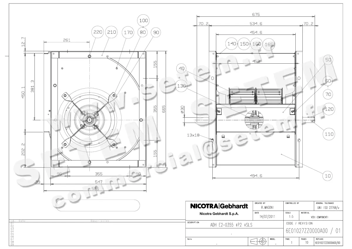 4624005040-VENTILATEUR NICOTRA GEBHARDT ADH.E2.0355 +P2 +SLS *6E01027ZZ0000A00*