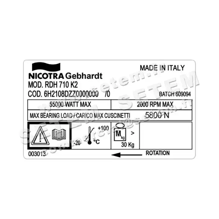 4624005041-VENTILATEUR NICOTRA GEBHARDT RDH710K2 *6H2108DZZ0000000* 3