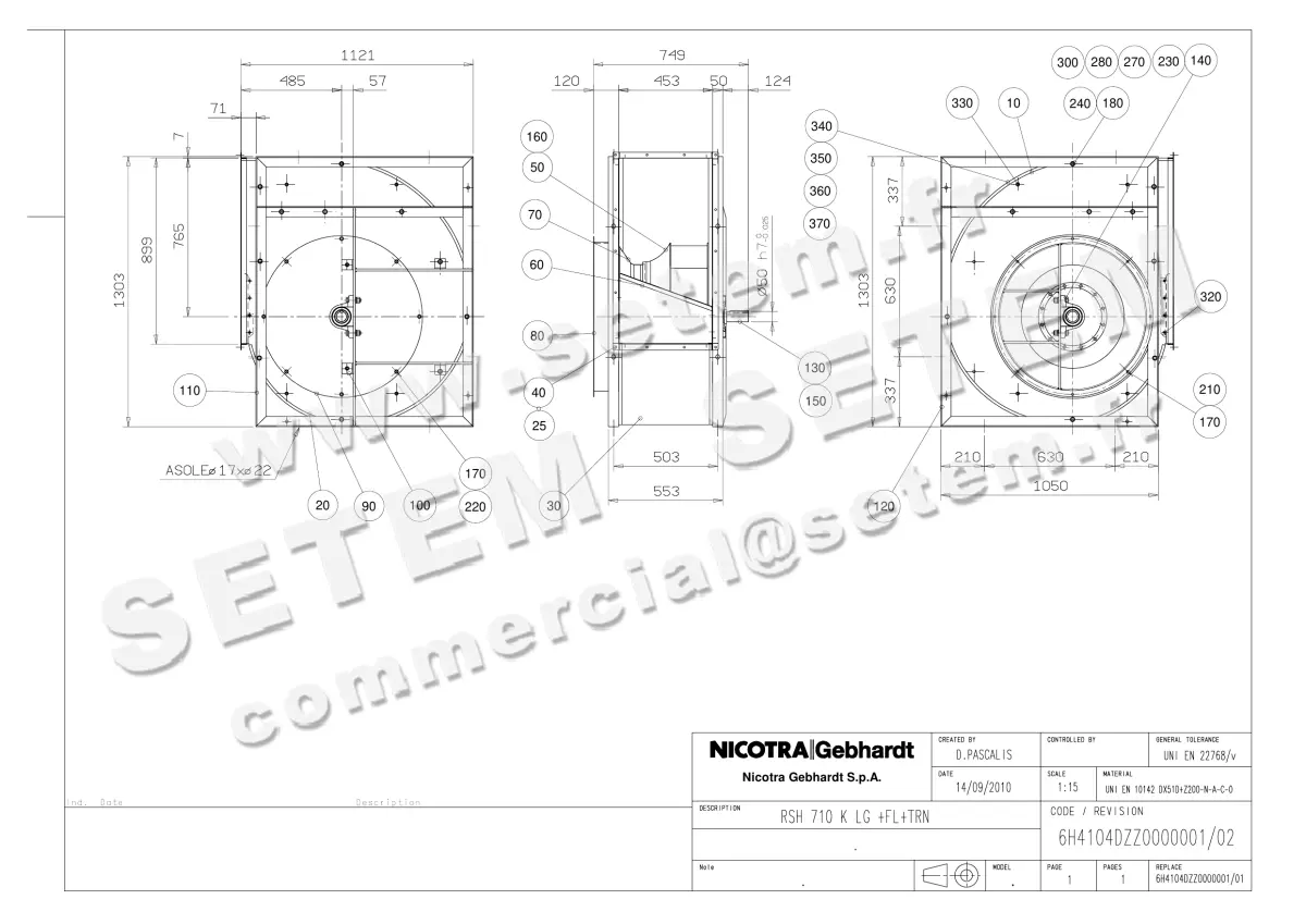 4624005055-VENTILATEUR NICOTRA GEBHARDT RSH710K LG *6H4104DZZ0000001*