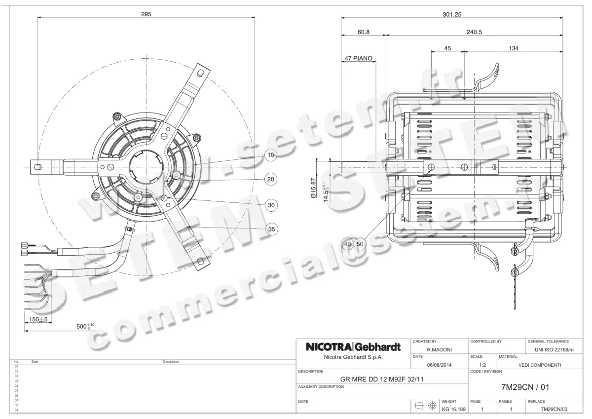 4624005120-MOTEUR NICOTRA GEBHARDT 1HO735.110.3VNA "14192F" *HOFM63TC0420*