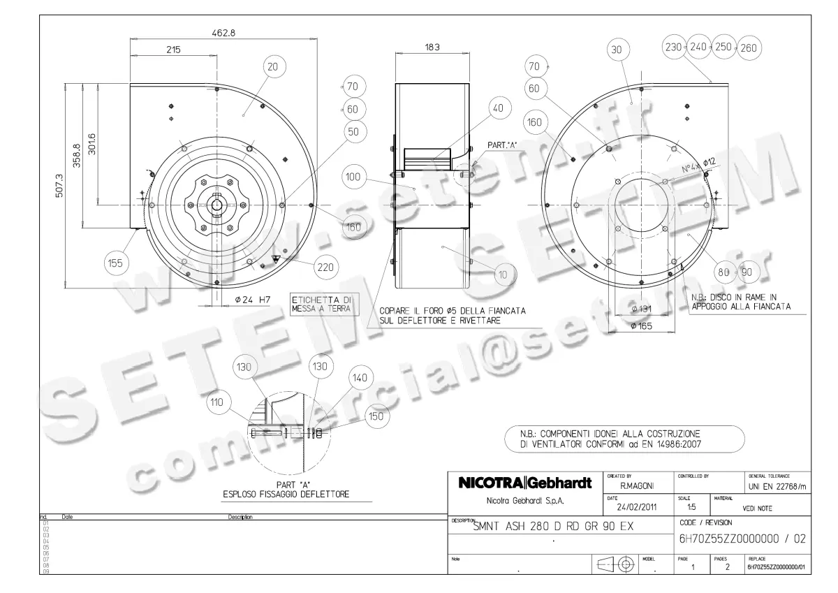 4624005156-VENTILATEUR NICOTRA GEBHARDT SMNT ASH280D RD GR 90 EX *6H70Z55ZZ0000000*