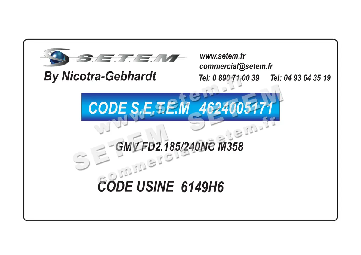 4624005171-GMV NICOTRA GEBHARDT FD2.185/240NC M358 *6149H6* 2