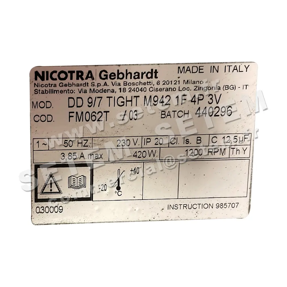 4624005210-VENTILATEUR NICOTRA GEBHARDT DD9/7TIG 420W 4P M230V 3V M942 *FM062T* 3