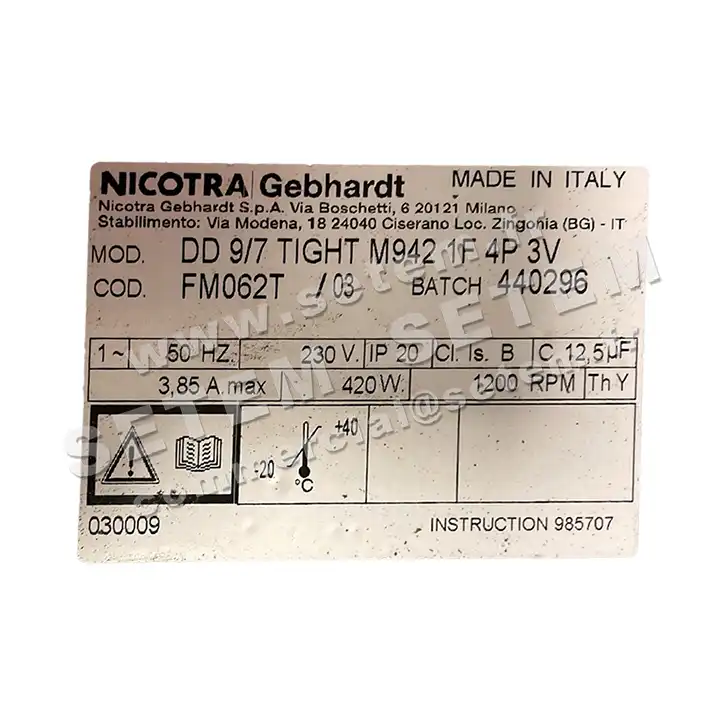 4624005210-VENTILATEUR NICOTRA GEBHARDT DD9/7TIG 420W 4P M230V 3V M942 *FM062T* 2